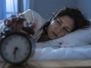 Exhausted in the morning