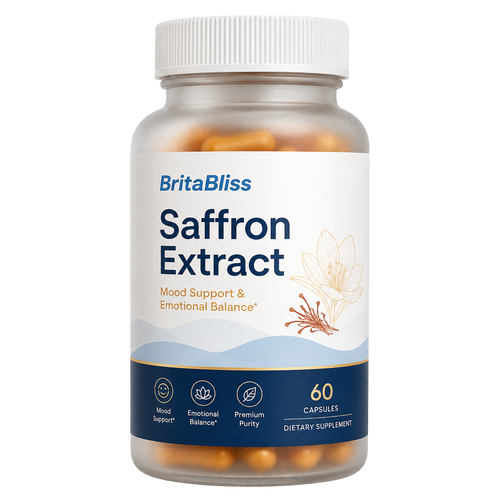 BritaBliss Saffron Extract - HELP STRESS & CORTISOL RELIEF